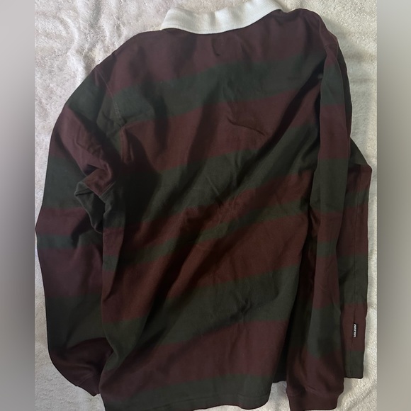 Volcom Men’s Long Sleeve Button Up Polo, Medium, like new - Picture 2 of 2